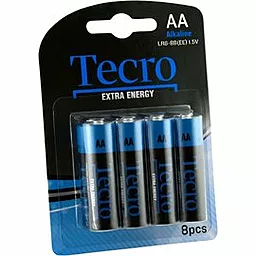 Батарейки Tecro AA (R6) 8шт (LR6-8B(EE)