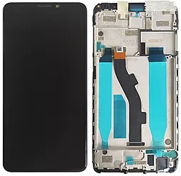 Дисплей Meizu M8 Lite, V8 з тачскріном і рамкою, Black