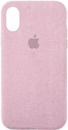 Чехол Epik ALCANTARA Case Full Apple iPhone XR Pink
