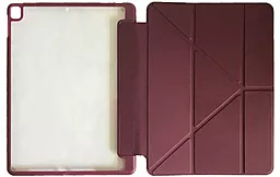 Чехол для планшета Smart Case Clear с местом под стилус для Apple iPad 10.2 (2019/2020), Pro 10.5 (2017), Air 10.5 Dark Red - фото Чехол для планшета Smart Case Clear с местом под стилус для Apple iPad 10.2 (2019/2020), Pro 10.5 (2017), Air 10.5 Dark Red