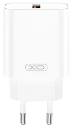 Сетевое зарядное устройство XO CE33 18w QC3.0 USB-A home charger white - фото Сетевое зарядное устройство XO CE33 18w QC3.0 USB-A home charger white