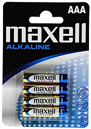 Батарейки Maxell AAA/LR03 BL 4шт