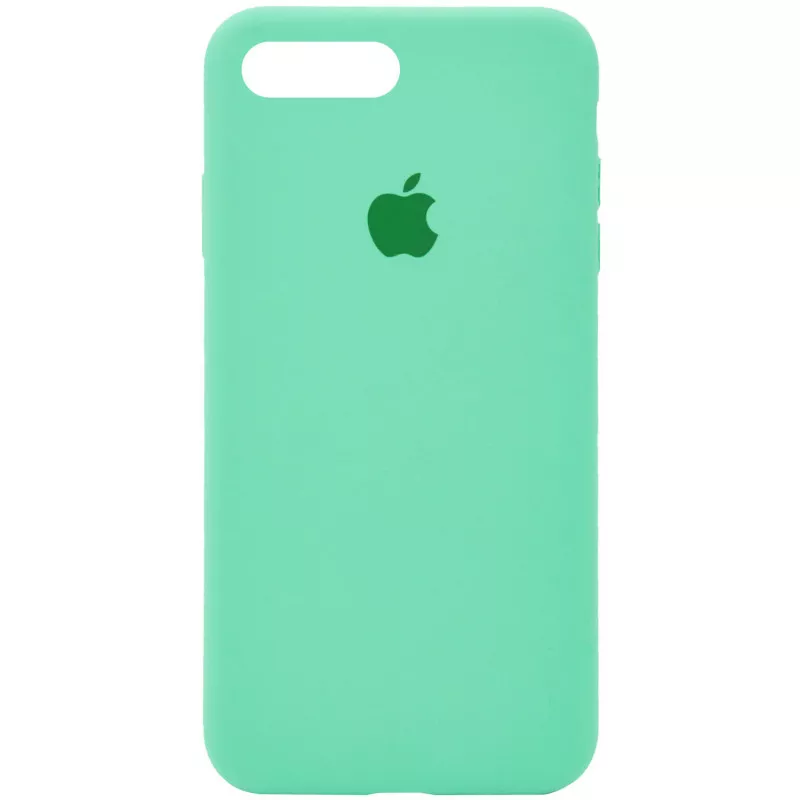 Чохол Silicone Case Full для Apple iPhone 7 Plus, iPhone 8 Plus Spearmint - фото 1