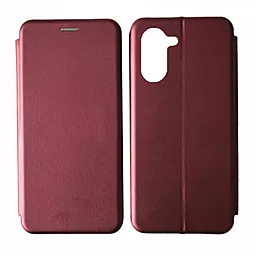 Чохол-книжка Level для Realme C33 Marsala - фото Чохол-книжка Level для Realme C33 Marsala