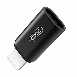 Адаптер-переходник XO NB130 M-F Lightning - micro USB Black