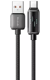 Кабель McDodo LED Display USB-A - Type-C 30w 6a 1.2м cable Black (CA-2350) - фото Кабель McDodo LED Display USB-A - Type-C 30w 6a 1.2м cable Black (CA-2350)