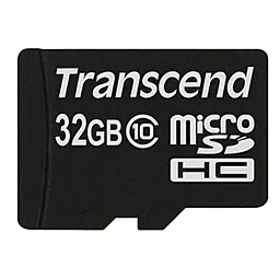 Карта пам'яті Transcend microSDHC 32GB Premium Class 10 (TS32GUSDC10) - фото Карта пам'яті Transcend microSDHC 32GB Premium Class 10 (TS32GUSDC10)