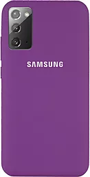 Чехол Epik Silicone Cover Full Protective (AA) Samsung N980 Galaxy Note 20 Grape