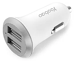 Автомобильное зарядное устройство Yoobao YB205 2.4a 2xUSB-A car charger gray
