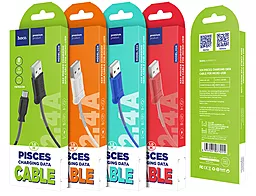 Кабель Hoco X24 Pisces USB-A - micro USB 12w 2.4a 1м cable Black - мініатюра 5 Кабель Hoco X24 Pisces USB-A - micro USB 12w 2.4a 1м cable Black - мініатюра 5
