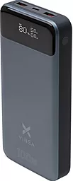 Повербанк Vinga VPBB30100 Display VA 30000mAh 100W Grey - фото Повербанк Vinga VPBB30100 Display VA 30000mAh 100W Grey