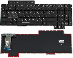 Клавиатура для ноутбука Asus G703 series с подсветкой клавиш RGB без рамки Original Black