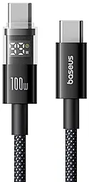 Кабель Baseus Display 2 USB Type-C - Type-C 100w 5a 2м PD cable Black (P10382702121-01)