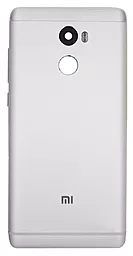 Задня кришка корпусу Xiaomi Redmi 4 зі склом камери Silver