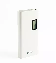 Повербанк Cord L-011 LCD 10000mAh White/Grey - фото Повербанк Cord L-011 LCD 10000mAh White/Grey