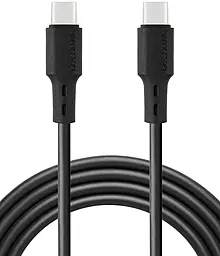 Кабель Glasscove FLEX USB Type-C - Type-C 60w 3a 1m cable Black (GF-CC13BK) - фото Кабель Glasscove FLEX USB Type-C - Type-C 60w 3a 1m cable Black (GF-CC13BK)