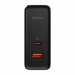 Мережевий зарядний пристрій Baseus Pro Fast 100W PD + QC3.0 GaN5 USB-A+C + USB C-C Cable Black (CCGP090201) - мініатюра 3