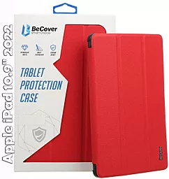Чехол для планшета BeCover Smart Case для Apple iPad 10.9" (2022, 2024), iPad 11" (2025)  Red (709194)