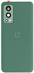 Задняя крышка корпуса OnePlus Nord 2 5G со стеклом камеры Green Wood - фото Задняя крышка корпуса OnePlus Nord 2 5G со стеклом камеры Green Wood