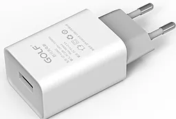 Мережевий зарядний пристрій GOLF GF-U206s White