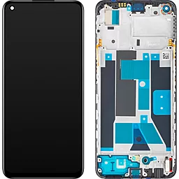 Дисплей Realme 9 4G з тачскріном і рамкою, (TFT, без функції відбитка пальця), Black
