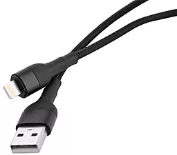 Кабель Proove Weft Weft USB-A - Lightning 12w 2.4a 1м cable Black (CCWF20001101) - миниатюра 3 Кабель Proove Weft Weft USB-A - Lightning 12w 2.4a 1м cable Black (CCWF20001101) - миниатюра 3