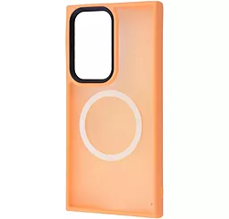 Чехол Wave Matte Insane Case with MagSafe для Samsung Galaxy S24 Ultra Orange