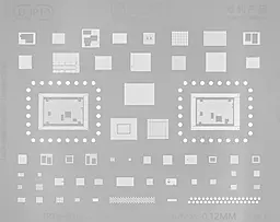 BGA трафарет Amaoe BGA U-IP10 0.12mm - фото BGA трафарет Amaoe BGA U-IP10 0.12mm