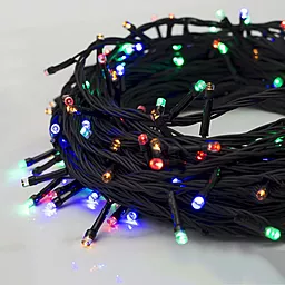Светодиодная гирлянда ColorWay 100LED (CW-G-100L10UMC) 10м, 8 функций, USB Multicolored - фото Светодиодная гирлянда ColorWay 100LED (CW-G-100L10UMC) 10м, 8 функций, USB Multicolored