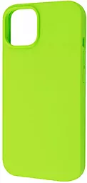 Чехол Wave Full Silicone Cover для Apple iPhone 14 Green