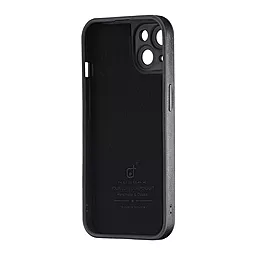 Чохол Jinduka Leather Protected Camera для Apple iPhone 14 Black - мініатюра 2 Чохол Jinduka Leather Protected Camera для Apple iPhone 14 Black - мініатюра 2