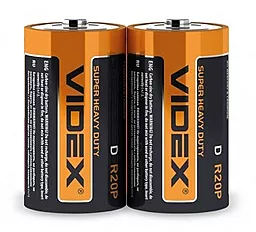 Батарейки Videx R2OP / D SHRINK 2шт