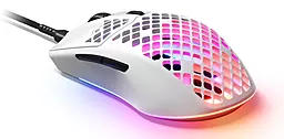 Компьютерная мышка Steelseries Aerox 3 Snow White (62603) - фото Компьютерная мышка Steelseries Aerox 3 Snow White (62603)