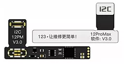Шлейф программируемый Apple iPhone 12 Pro Max для восстановления данных аккумулятора i2C (Ver 3.0) - фото Шлейф программируемый Apple iPhone 12 Pro Max для восстановления данных аккумулятора i2C (Ver 3.0)