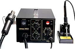 Паяльная станция компрессорная, двухканальная, комбинированная термовоздушная Yihua 852 - миниатюра 2