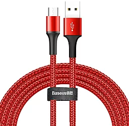 USB Кабель Baseus Halo 3A micro USB Cable Red (CAMGH-B09)