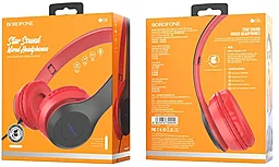 Навушники Borofone BO5 Red - мініатюра 5 Навушники Borofone BO5 Red - мініатюра 5