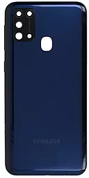 Задня кришка корпусу Samsung Galaxy M31 M315 зі склом камери Blue - фото Задня кришка корпусу Samsung Galaxy M31 M315 зі склом камери Blue