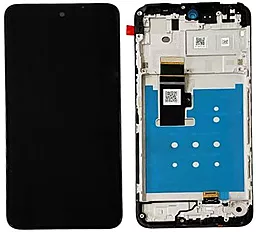 Дисплей Motorola Moto G13 (XT2331) з тачскріном і рамкою, оригінал, Black