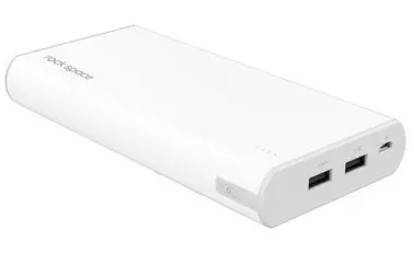 Повербанк Rock Space Cola Max Dual USB 20000mAh White (RMP0306-White) - фото 1