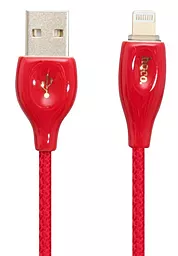 USB Кабель Hoco U43 Ceramic Lightning Cable Red
