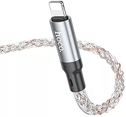 USB Кабель Hoco U112 2.4A Lightning Cable RGB - мініатюра 2