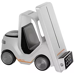 Бездротова док-станція Essager Forklift 5-in-1 15w wireless charger white (EWXZM-CC02-Z) - фото Бездротова док-станція Essager Forklift 5-in-1 15w wireless charger white (EWXZM-CC02-Z)
