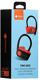 Навушники DeepBass TWS Q03 Red - мініатюра 3