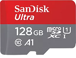 Карта памяти SanDisk microSDXC 128GB Ultra Class 10 UHS-I U1 A1 (SDSQUAR-128G-GN6MN)