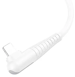 Кабель Borofone BX105 Corriente USB-A - Lightning 12w 2.4a 1м cable White - миниатюра 3 Кабель Borofone BX105 Corriente USB-A - Lightning 12w 2.4a 1м cable White - миниатюра 3