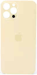 Задняя крышка корпуса Apple iPhone 13 Pro Max (small hole) Gold - фото Задняя крышка корпуса Apple iPhone 13 Pro Max (small hole) Gold