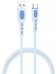 Кабель XO NB280 Jian Yan USB-A - Type-C 15w 3a 1м cable Blue (6920680858712)