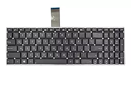 Клавиатура для ноутбука Asus X501 X550 без рамки с креплениями (KB310814) PowerPlant черная