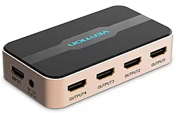 Видео сплиттер HDMI - 1х4 v1.4 4k 30hz gold (ACCG0-EU) Vention